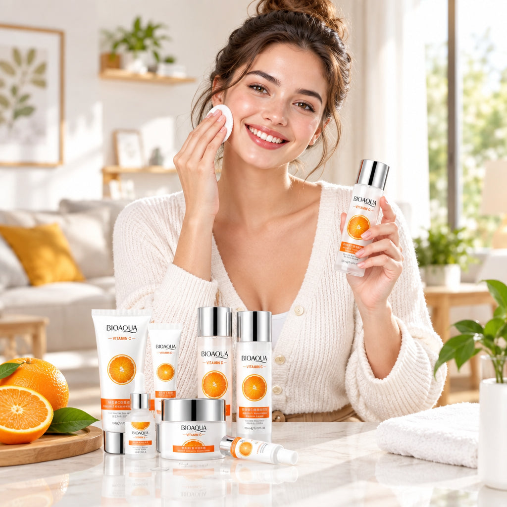 Kit para el cuidado de la piel  bioaqua con vitamina c