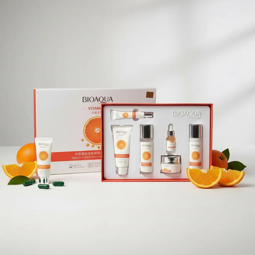 Kit para el cuidado de la piel  bioaqua con vitamina c