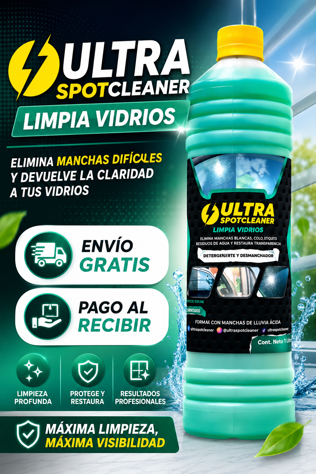 Limpiavidrios Ultra SpotCleaner™