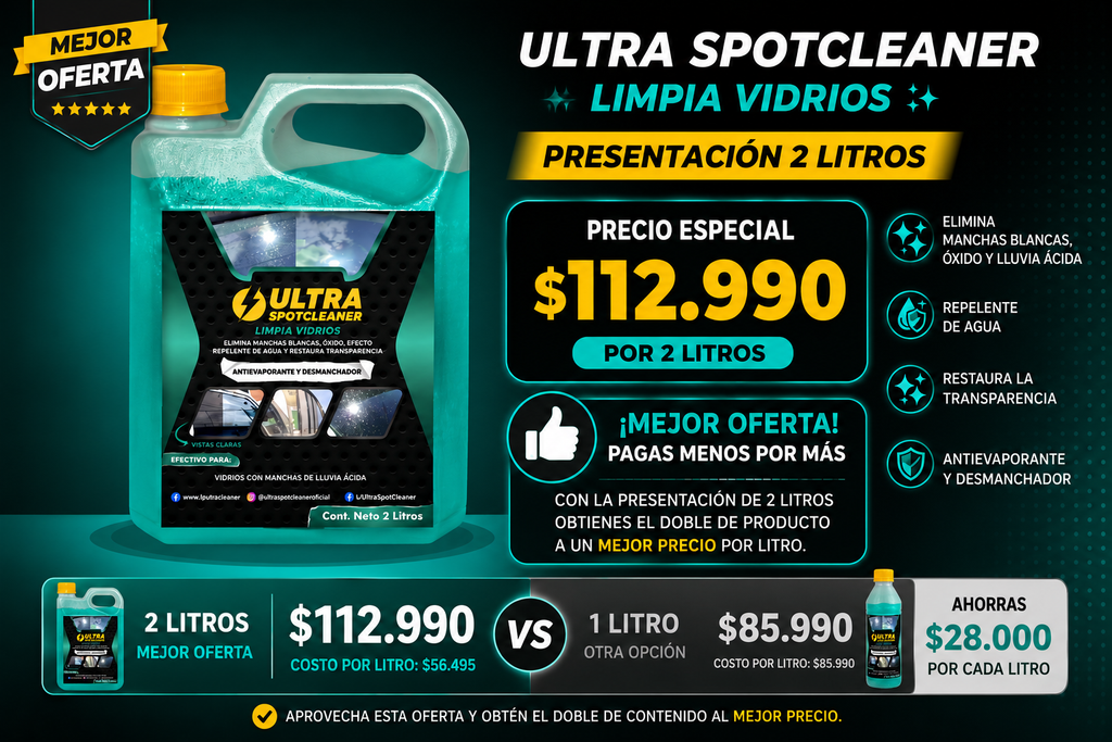 Limpiavidrios Ultra SpotCleaner™